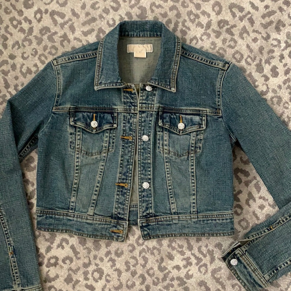 Michael Kors cropped denim jacket